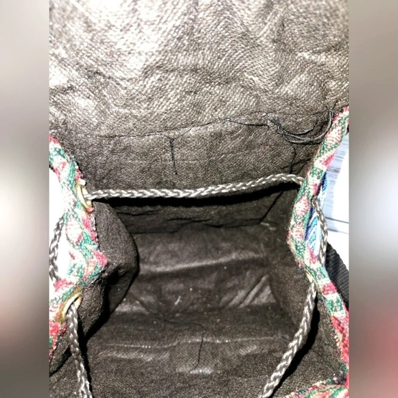 Tet Mini Backpack Aztec Tribal Print Granola Hiking Outdoors Adventure - Picture 4 of 6